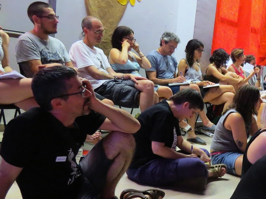 Momento en la Primera Escuelita en el CS Luis Buñuel, Zaragoza